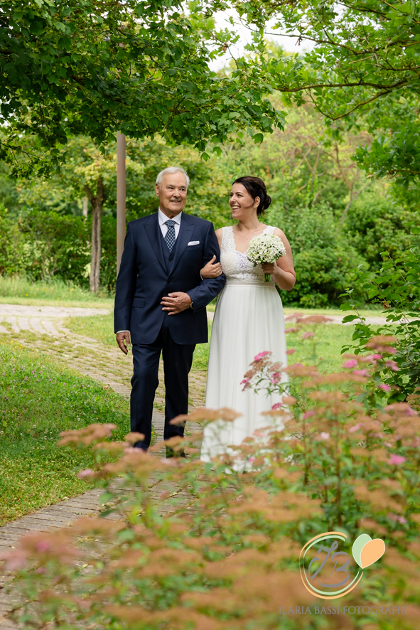 Momento emozionale di matrimonio